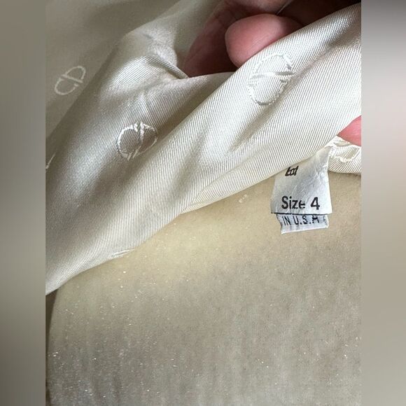 Christian Dior vintage 80’s- 90’s lambswool cream coat - Picture 9 of 12